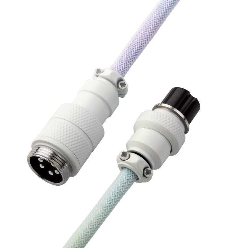 [Australia - AusPower] - CableMod Pro Coiled Keyboard Cable (Pastel Rainbow, USB A to USB Type C, 150cm) Pro Coiled Pastel Rainbow 