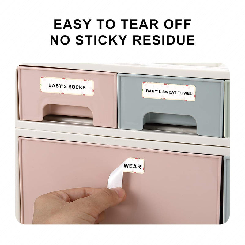 [Australia - AusPower] - NIIMBOT D11 Label Maker Tape Adapted Label Print Paper Standard Laminated Office Labeling Tape Replacement (Heart) Heart 
