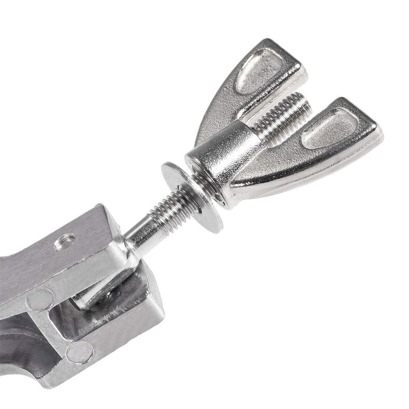 [Australia - AusPower] - uxcell Vacuum Clamp 41mm X 20mm KF10 Single Pin Clamp Wing Nut with Center Ring for Ferrule TC 