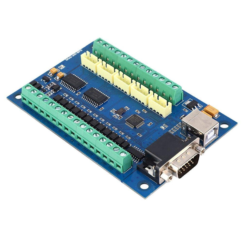 [Australia - AusPower] - 5 Axis Breakout Board, Maximum 100kHz MACH3 USB CNC Motion Controller Card Interface Breakout Board with Hand Wheel Interface 