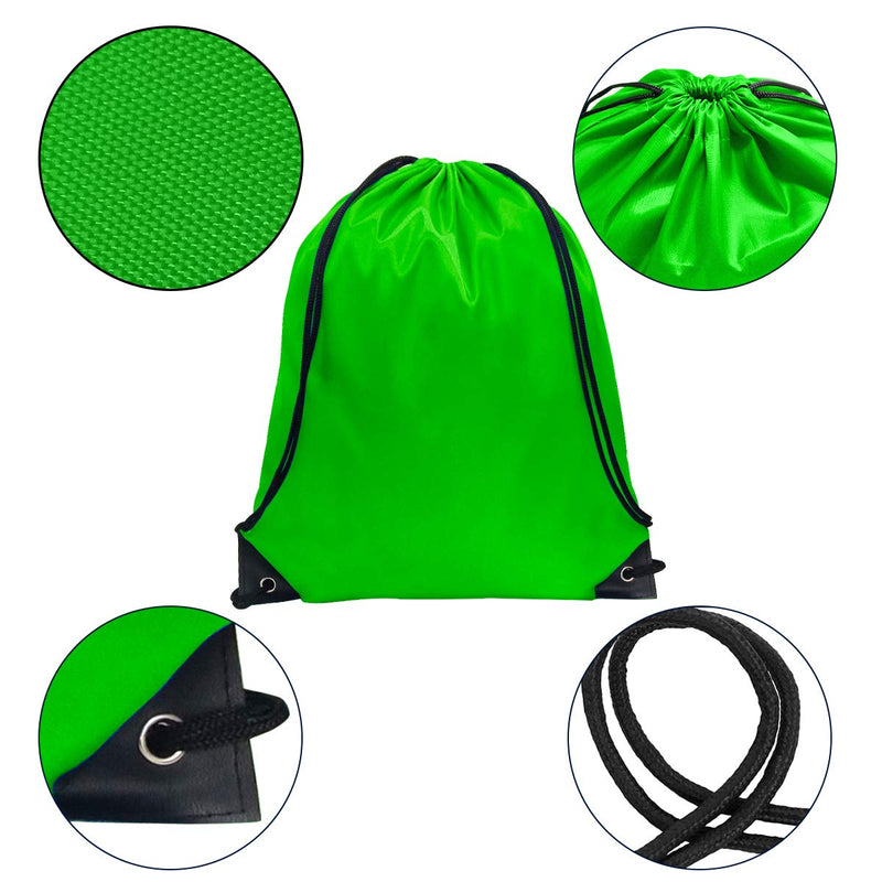 [Australia - AusPower] - Drawstring Backpack Cinch Bag Drawstring Bags Bulk Draw String Sport Nylon Bag 10 Color (10 Color, 20PCS) 20 Pcs 