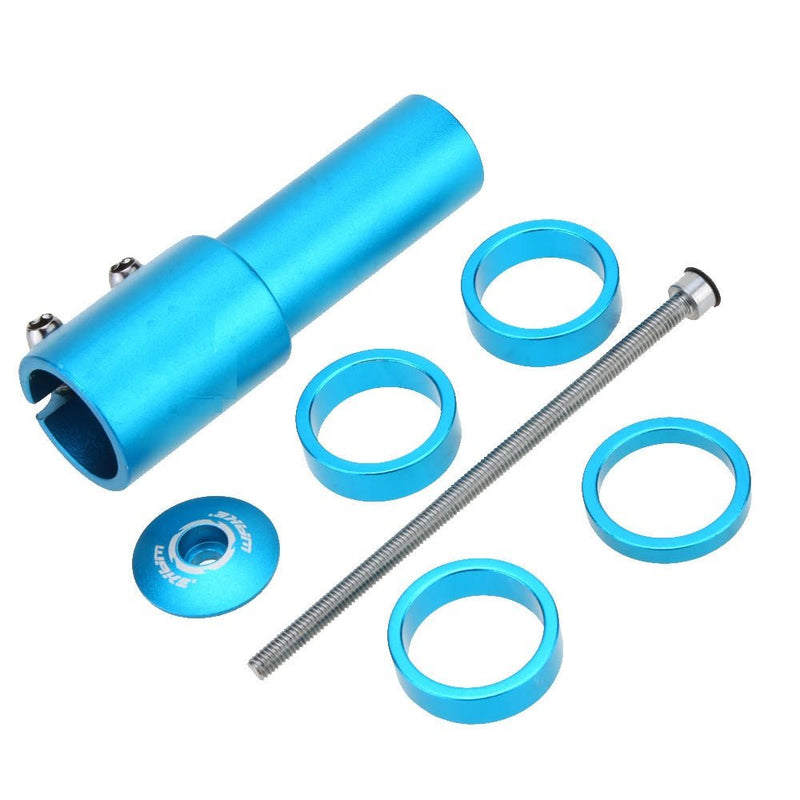 [Australia - AusPower] - BlueSunshine Bike Handlebar Riser Bicycle Fork Stem Raiser Extender Head Up Raiser Aluminum Alloy Black 