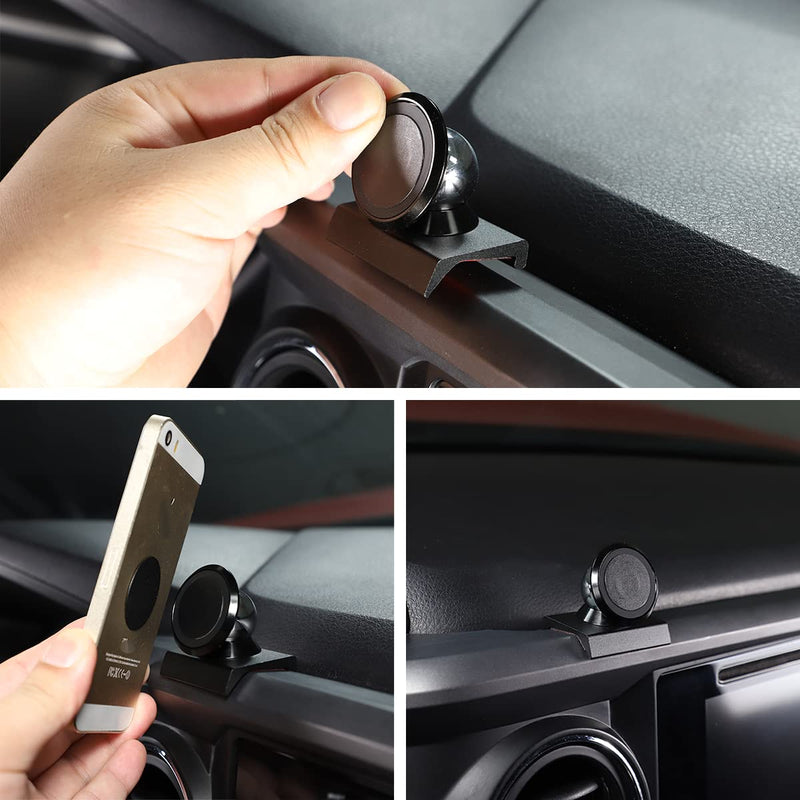[Australia - AusPower] - Car Phone Holder ,Car Phone Mount , Magnetic Phone Mount Dash Clip Black for Tacoma 2015 2016 2017 2018 2019 2020. (1 Piece, Type B) 1 PIECE 