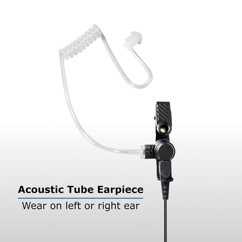 [Australia - AusPower] - The Comm Guys 1-Wire Acoustic Tube Earpiece and Mic Headset, Compatible with Compatible with Motorola APX 6000 APX 7000 APX 8000 APX 4000 XPR 7550e XPR 7580e XPR 7350e and XPR 7380e Radios 