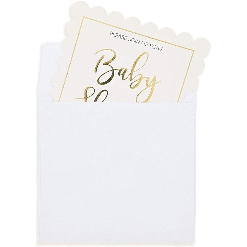 [Australia - AusPower] - Best Paper Greetings Square Envelopes for 5x5 Inch Cards (50 Count), White 
