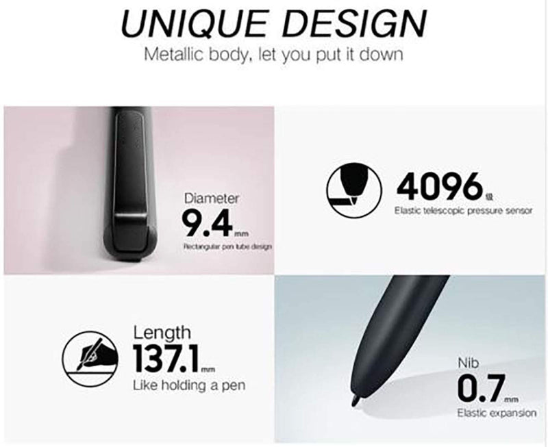 [Australia - AusPower] - Tab S3 Pen Replacement for Samsung Galaxy Tab S3 T820 T825 T827 Stylus Pen S Pen Pointer Pen for Galaxy Book 10'/12' W620 W625 W627 W720 W725 W727+Tips/Nibs+Eject Pin+Pen case (Black) Black 
