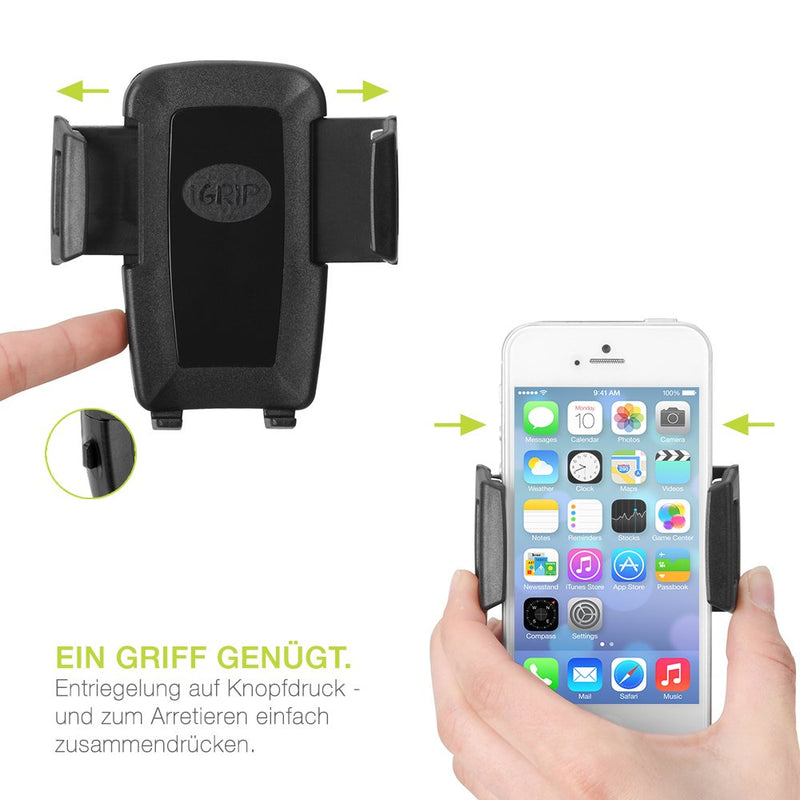 [Australia - AusPower] - iGRIP Universal Bike Mount with Mini Gripper Phone Holder (T5-1814) 