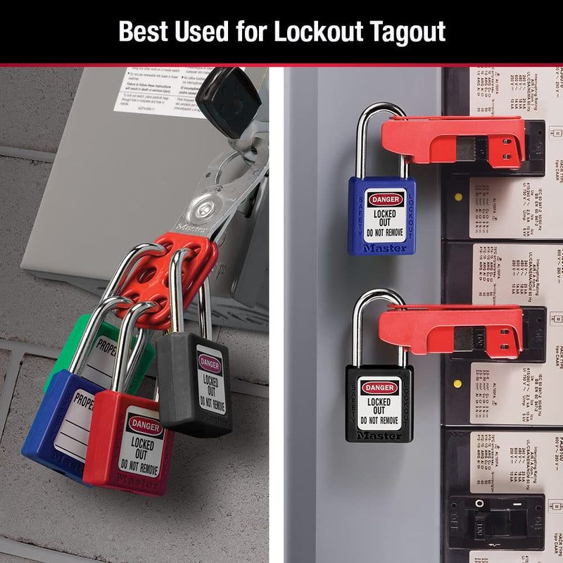 Master Lock 410BLK Lockout Tagout Safety Padlock, Black | AusPower ...