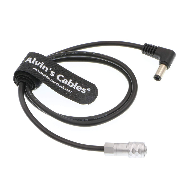 [Australia - AusPower] - Alvin's Cables Power Cable for BMPCC 4K Blackmagic Pocket Cinema Camera 4K DC to 2 Pin 60cm|24inches Right Angle DC 