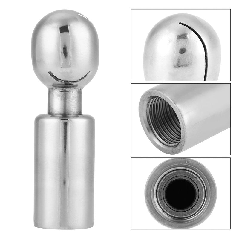 [Australia - AusPower] - Stainless Rotary Spray Cleaning Ball 3/8 Inch Female Thread Sanitary for CIP Tank Cleaning 360° Spray Pattern 