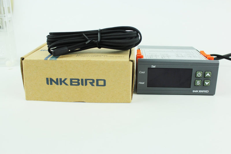 [Australia - AusPower] - Inkbird All-Purpose Digital Temperature Controller Fahrenheit and Centigrade Thermostat with Sensor 2 Relays ITC-1000F for Refrigerator Fermenter 