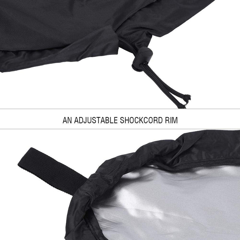 [Australia - AusPower] - Tbest Kayak Cockpit Cover,Universal Fit Blocking Canoe Storage Dust Sunblock Cover Kayak Cockpit Protector for Fishing Boat, Hobie Pro Angler, Rowing Shell & Paddle Board X-Small 