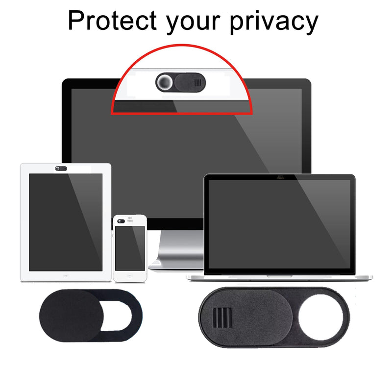 [Australia - AusPower] - 4 Pieces Laptop Camera Cover and 5 Pieces Phone Camera Cover,Protect Your Privacy,Compatible with MacBook Pro & Air iPhone iPad iMac. 