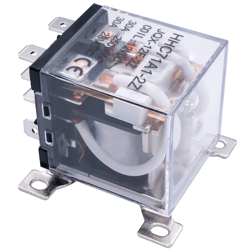 [Australia - AusPower] - TWTADE/JQX-12F-2Z AC 110V Coil Voltage 30A DPDT 2NO+2NC General Purpose High Power Relay 8 Pin (Quality assurance for 1 years) 