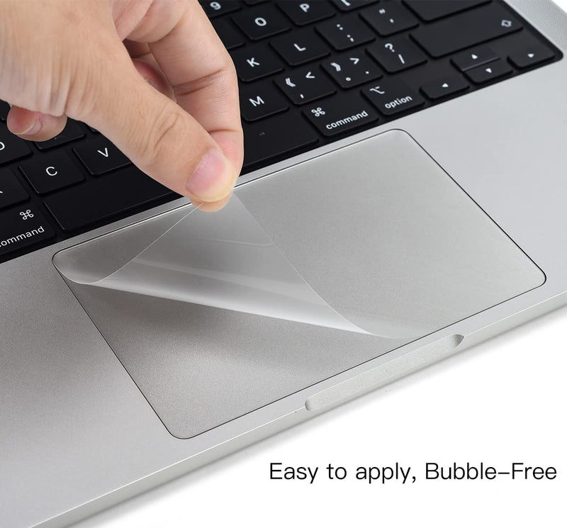 [Australia - AusPower] - 2 Pack MacBook Pro 14 Trackpad Protector Cover Skin, Clear Anti-Scratch Touchpad Cover Film for 2022 2021 New Apple MacBook Pro 14 Inch M1 Pro/Max Chip Model A2442 Protective Accessories MacBook Pro 14 A2442 