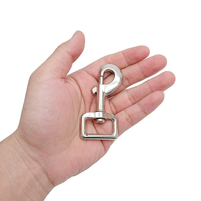 [Australia - AusPower] - 3 Inch Swivel Eye Bolt Snap Hooks Metal Swivel Clips for Keychain, Linking Dog Leash Collar, 6 Pcs 