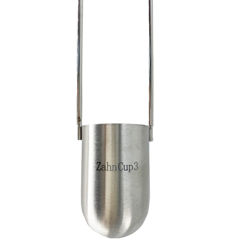 [Australia - AusPower] - YFYIQI Stainless Steel Zahn Viscosity Cup Viscometer for Medium Viscosity Oil Mixed Paint Latex Paint Hole Diameter 3.8 mm Viscosity Range 100cst to 800cst 
