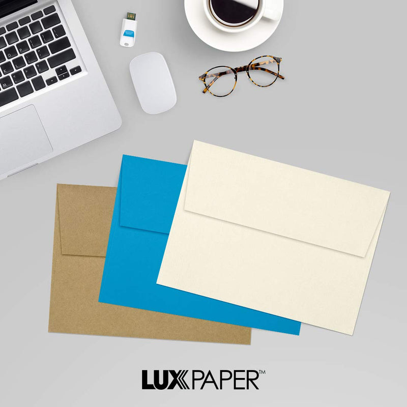 [Australia - AusPower] - A7 Invitation Envelopes w/Peel & Press (5 1/4 x 7 1/4) - Natural Linen (50 Qty.) | Perfect for Invitations, Announcements, Sending Cards, 5x7 Photos, Weddings | 4880-NLI-50 50 Qty. 
