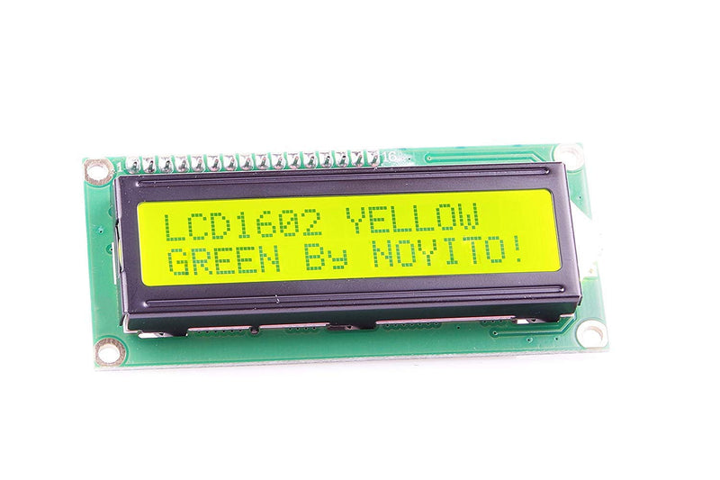 [Australia - AusPower] - NOYITO 1602 16x2 LCD Module Shield Blue Backlight with IIC I2C Driver Serial Interface for UNO R3 MEGA2560 (Pack of 2) (1602 IIC Screen Blue) 1602 IIC Screen Blue 