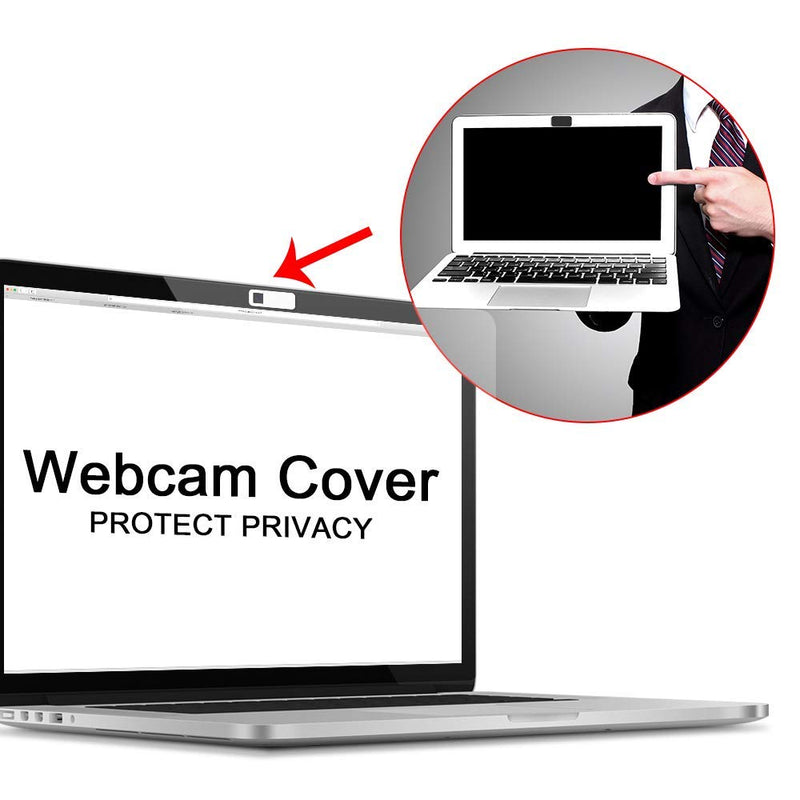 [Australia - AusPower] - Webcam Cover, (3-Pack) Ultra Thin Design Webcam Cover Slide for Laptop, MacBook, iPhone, iMac, iPad, Smartphone, Protect Your Privacy and Security - (Black) 