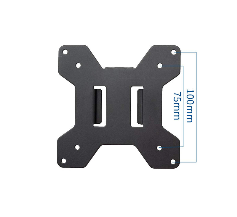 [Australia - AusPower] - VIVO Steel VESA Bracket 75x75 and 100x100 Mounting for Computer Monitor, Quick Release Removable VESA Plate, Black, PT-SD-VA01A 