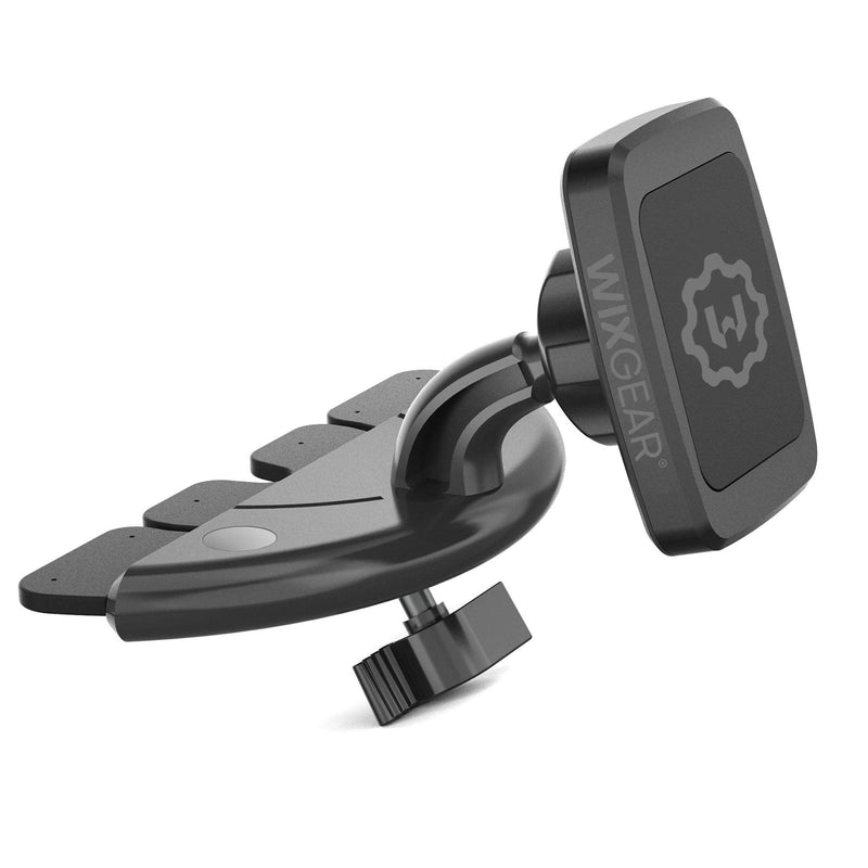 [Australia - AusPower] - WixGear Rectangular Head Universal CD Slot Magnetic Car Mount Holder, for Cell Phones and Mini Tablets with Fast Swift-Snap Technology 
