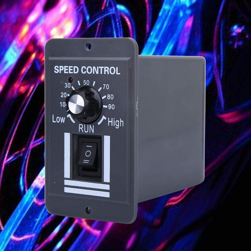 [Australia - AusPower] - Motor Speed Controller, DC 12V-60V 10A CW/CCW Adjustable Speed with Switch Controller DC Motor Governor DC Motor Speed Controller 