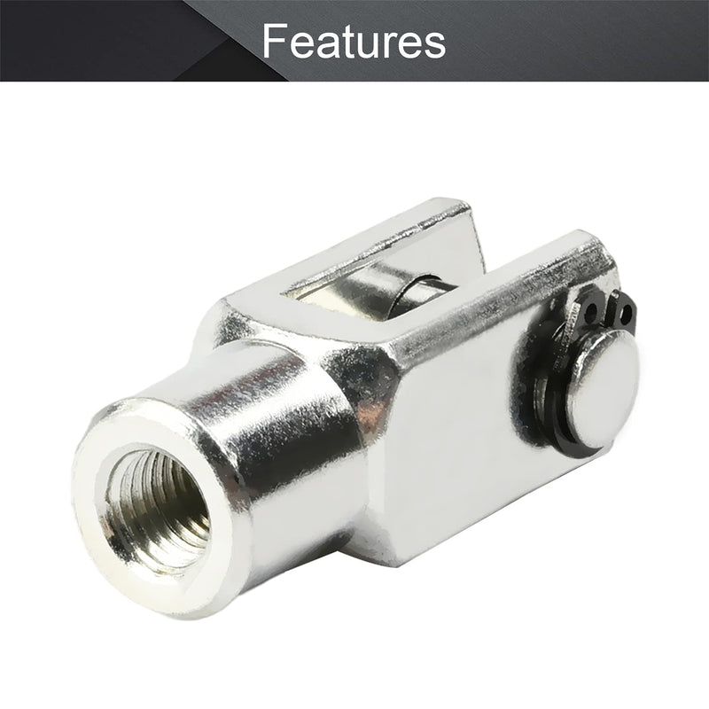 [Australia - AusPower] - Othmro 2pcs Air Cylinder Rod Clevis End 52mm Length M10x1.25 Female Thread Y Connector 