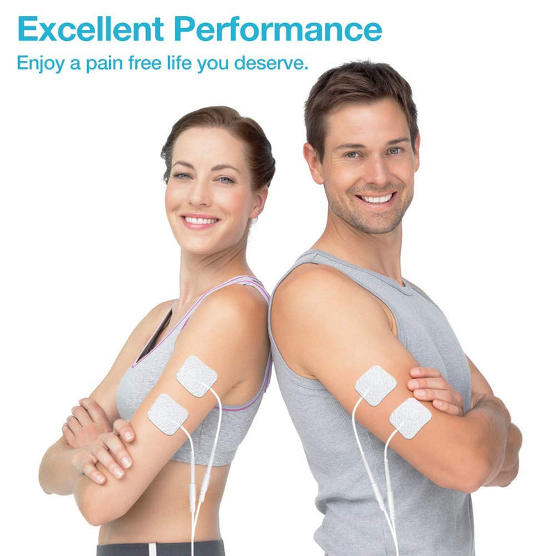 [Australia - AusPower] - Easy@Home TENS Unit Muscle Stimulator - Electronic Pulse Massager, 510K Cleared, FSA Eligible OTC Home Use handheld Pain Relief therapy Device-Pain Management Machine Gift for Mom Dad - EHE009 
