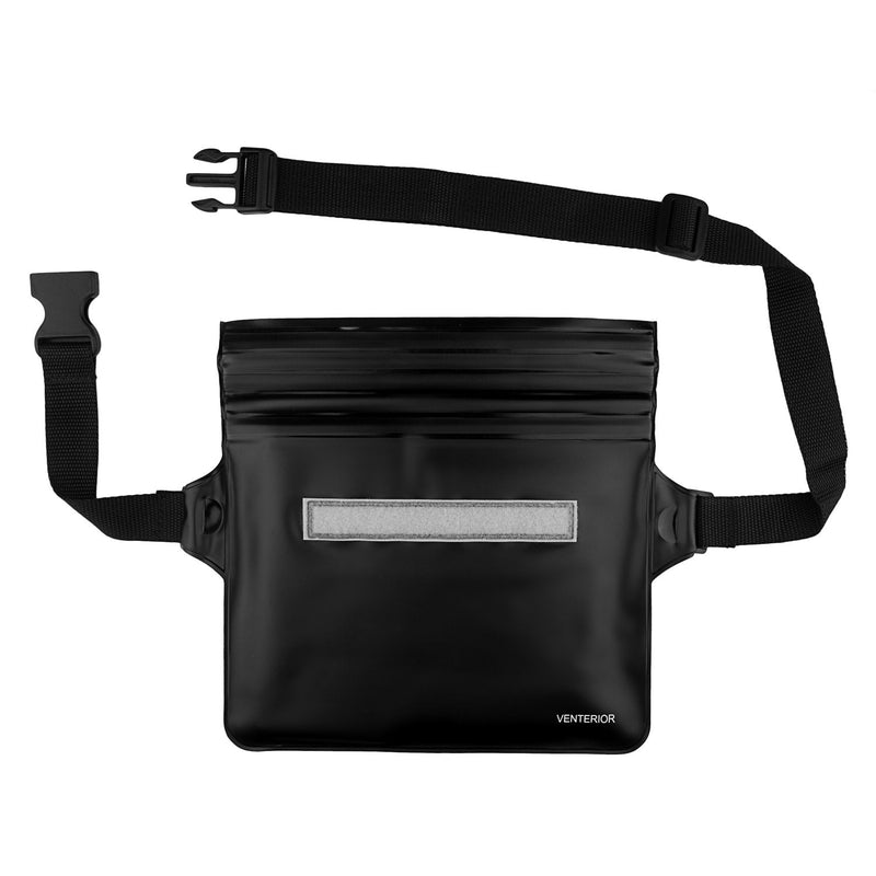 [Australia - AusPower] - Venterior Waterproof Pouch 2 Pack with Adjustable Waist Strap - Keep Your Phone Wallet Safe and Dry - Dry Bag for Swimming Snorkeling Boating Sailing Water Parks 
