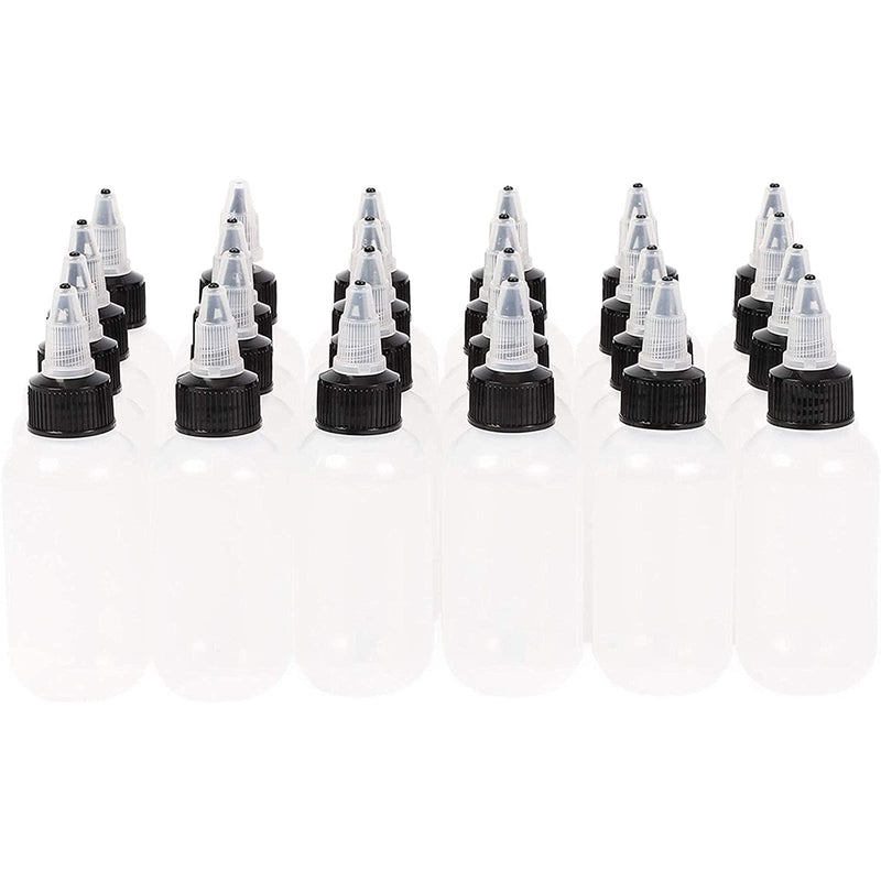 [Australia - AusPower] - Boston Round Bottles with Twist Caps (2 oz, 24 Pack) 