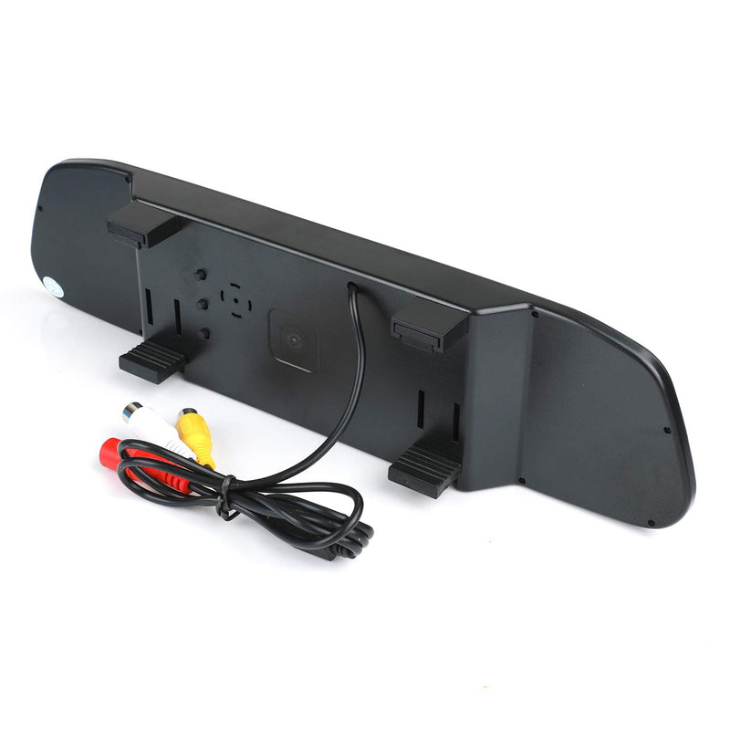 [Australia - AusPower] - Peojek Backup Camera and Monitor Kit, 4.3" Car Vehicle Rearview Mirror Monitor for Car Reverse Camera Waterproof Car Rear View Camera with 9 LED Night Vision (4.3" Backup Camera) 4.3" Backup Camera 