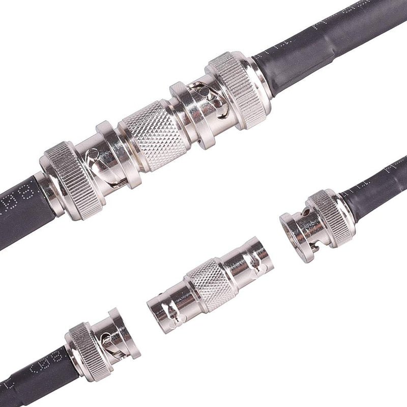 [Australia - AusPower] - XRDS -RF BNC Connectors, BNC Female to Female Adapter 4 Pack BNC Coupler 