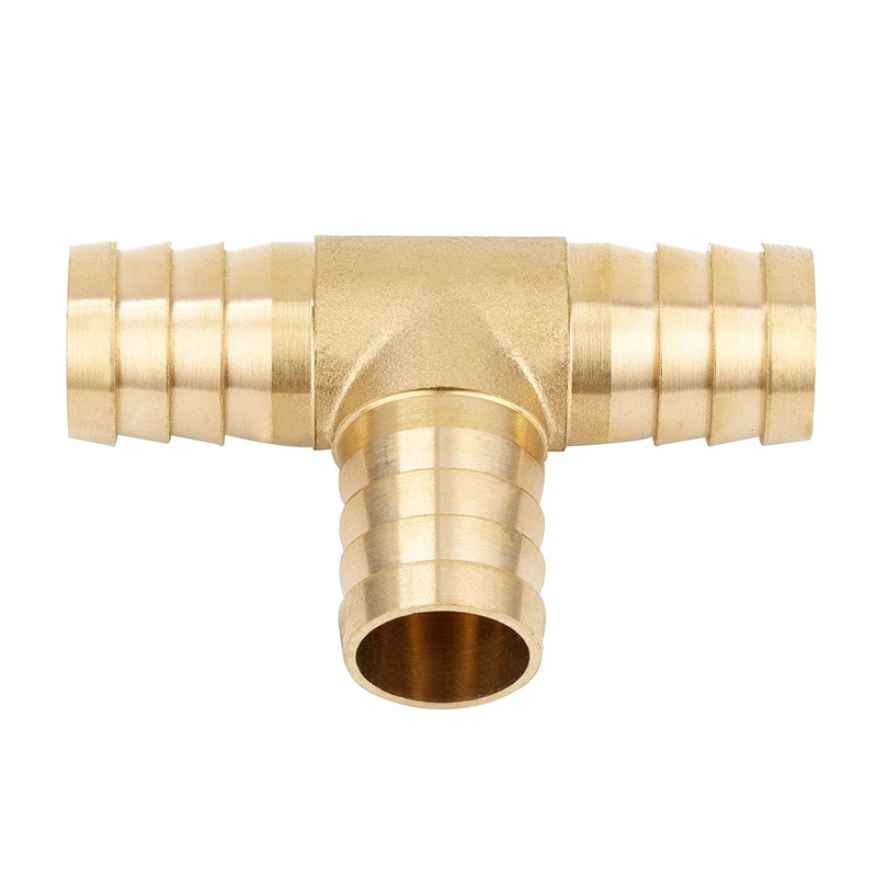 [Australia - AusPower] - Metalwork Brass Hose Barb T Fitting 1" Barbed x 1" Barbed x 1" Barbed Tee Union 3-Way Mender Joiner Connector (Pack of 2) 1" Barb x 1" Barb x 1" Barb Pack of 2 