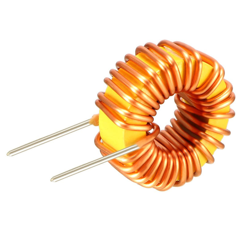 [Australia - AusPower] - uxcell 10Pcs Vertical Toroid Magnetic Inductor Monolayer Wire Wind Wound 33uH 5A Inductance Coil 