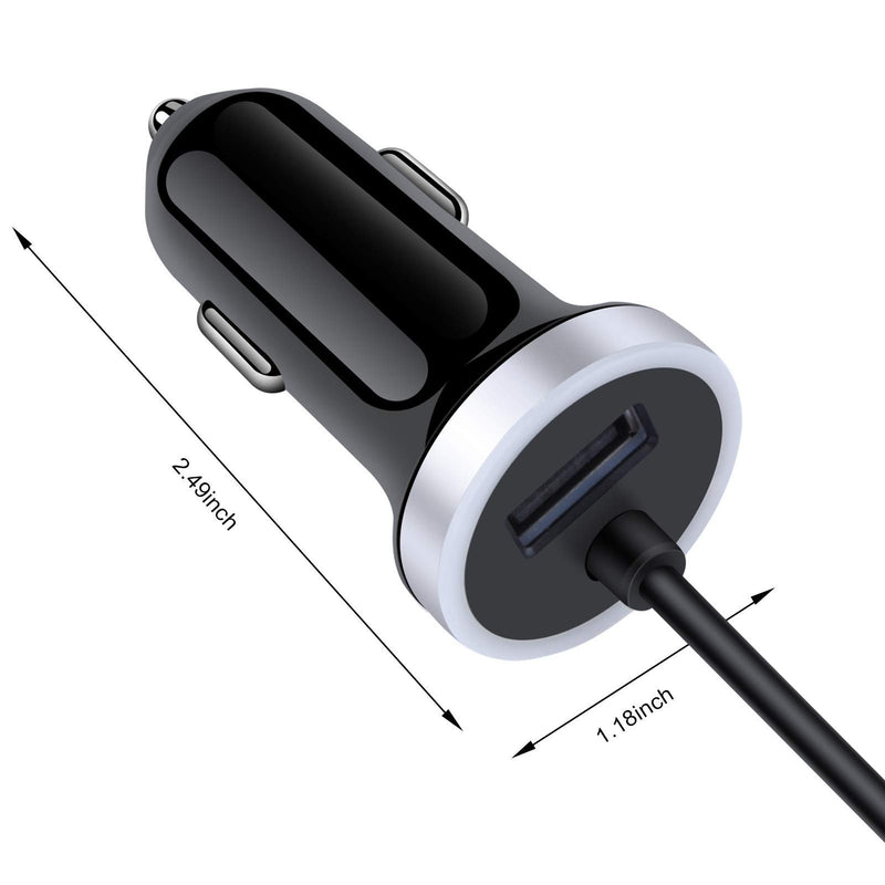 [Australia - AusPower] - Type C Car Charger Fast Charging Cigarette Lighter Adapter for Samsung Galaxy S22 S21 Ultra 5G S20 FE Note20, A51/71/10e/11/20/21+/50, Moto G Stylus Power Play,Pixel XL 2 3 4 5XL with 3FT USB Cable 