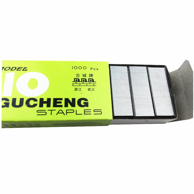 [Australia - AusPower] - Y&Y Star No. 10 Mini Premium Staples for Staplers,10,000pcs (Total 10box,1,000 Per Box) (10,000pcs) 