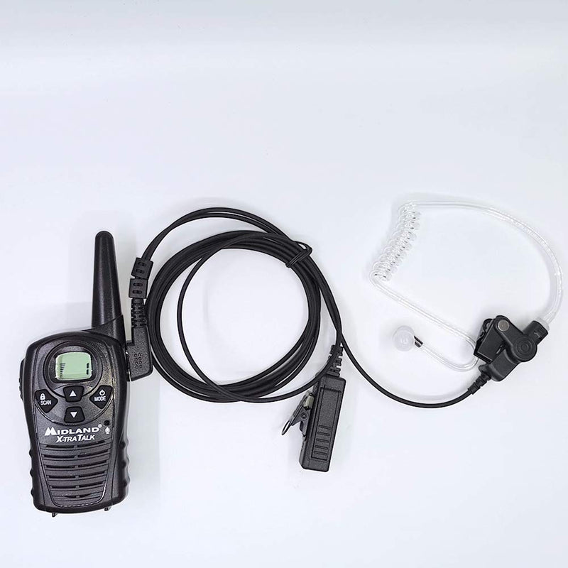 [Australia - AusPower] - 2019 New Earpiece for Midland Walkie Talkies with Mic Security Headsets for GXT1000VP4 LXT500VP3 GXT1050VP4 GXT1000XB (2Packs) 