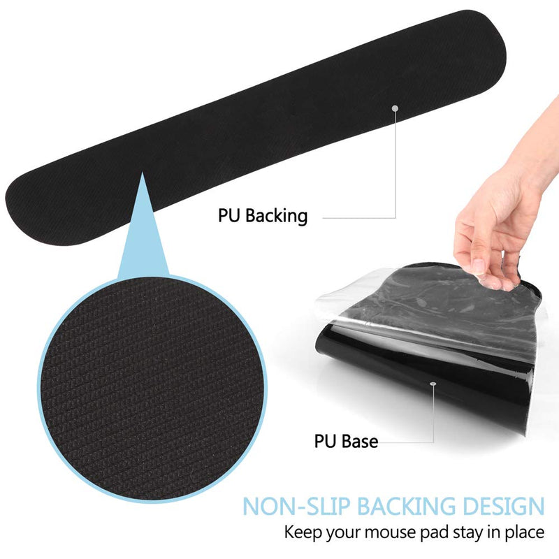 [Australia - AusPower] - HAOCOO Keyboard Pad Wrist Rest and Gel Mouse Pad with Wrist Support,Ergonomic Corgi Mouse Pads with Non-Slip Backing Memory Foam Filled, Easy Typing &Pain Relief for Home Office Computer Laptop(Blue) Blue 
