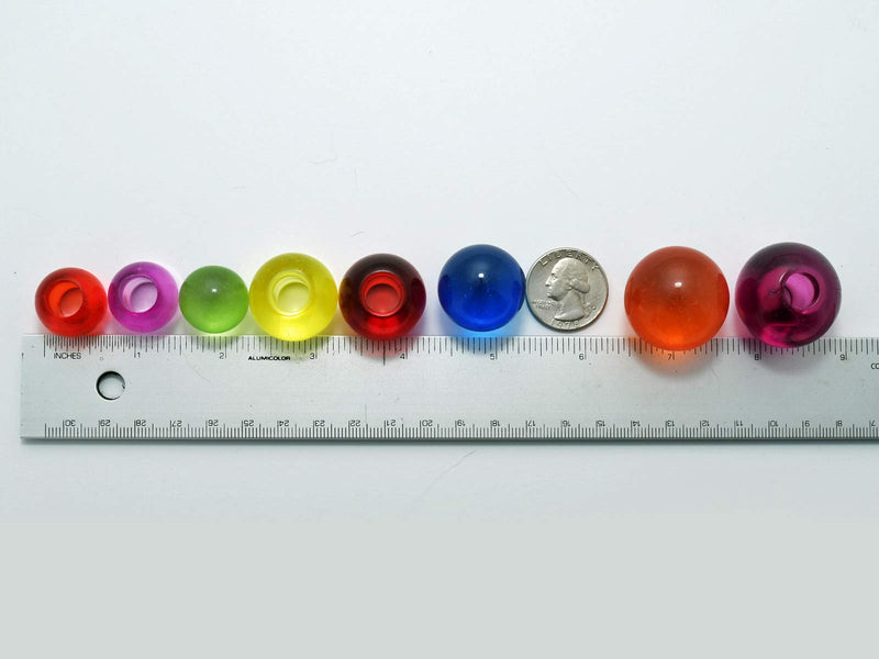 [Australia - AusPower] - Beautiful Large Translucent Acrylic Beads - for Crafts or Hand Therapy 