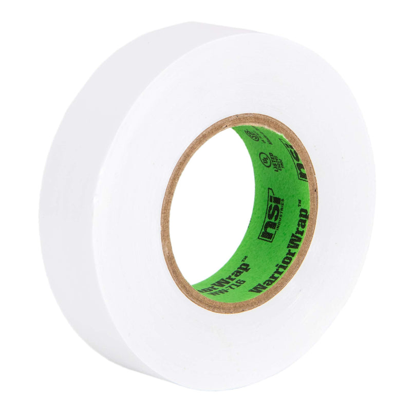 [Australia - AusPower] - WarriorWrap General 3/4 in. x 60 ft. 7 mil Vinyl Electrical Tape, White 