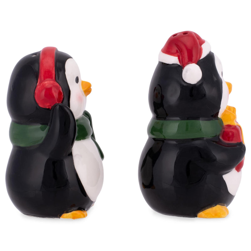 [Australia - AusPower] - Transpac Y9948 Happy Penguin Salt and Pepper, Set of 2, 4.75-inch Length, Dolomite 