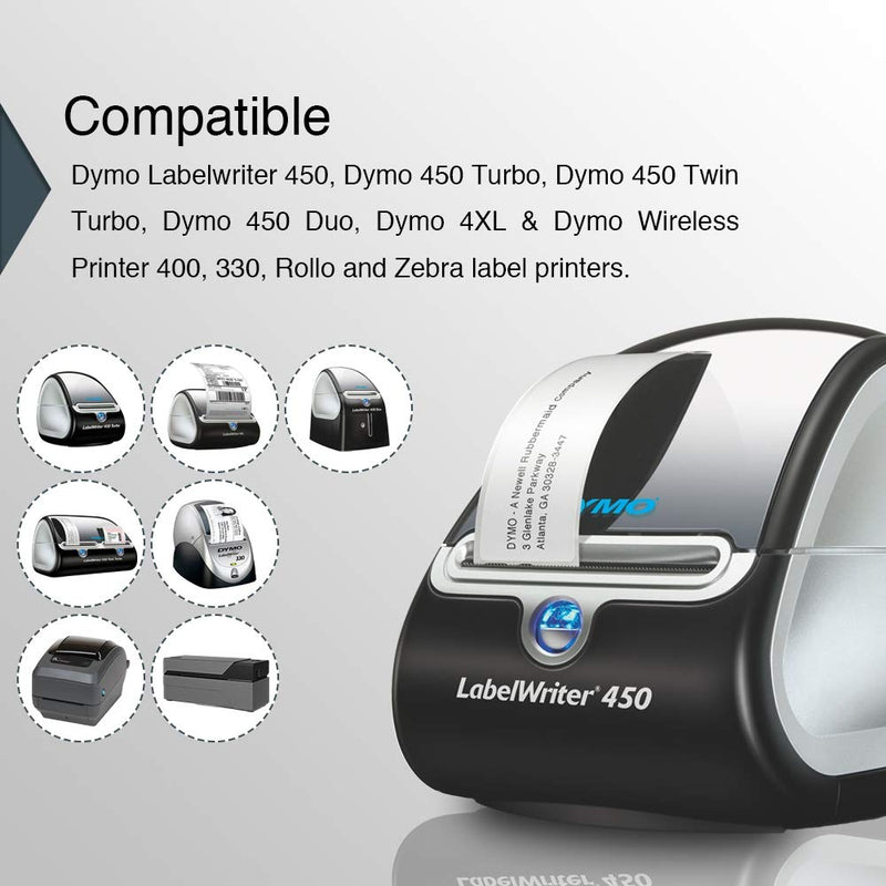[Australia - AusPower] - BETCKEY - Compatible DYMO 30299 (3/8" x 3/4") Jewelry/Price Tag 2-up Barbell Replacement Labels - Compatible with DYMO Labelwriter 450, 4XL, 400, 330 & More[1 Rolls] 