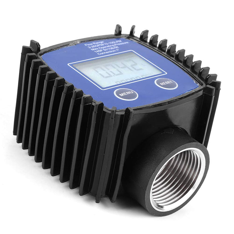 [Australia - AusPower] - 1" Turbine Flowmeter Inline Diesel Flow Sensor Meter Pipeline Water Flow Gauge Male Thread Plastic Flow Measurement Tools 