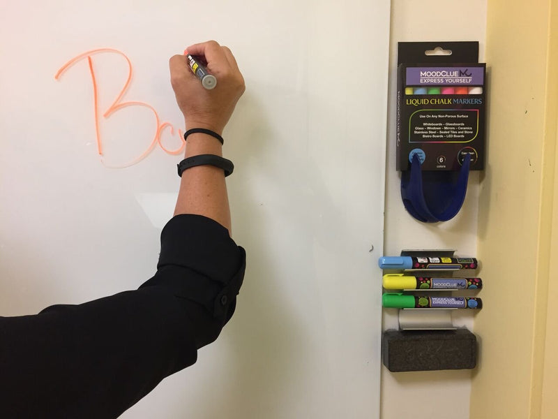 [Australia - AusPower] - Perfect for whiteboards, glass boards, most chalkboards, windows, mirrors, car windshields. 6 neon liquid chalk markers. Washable, non-toxic, odorless. Wet or dry erase. Reversible tip. Many uses. 