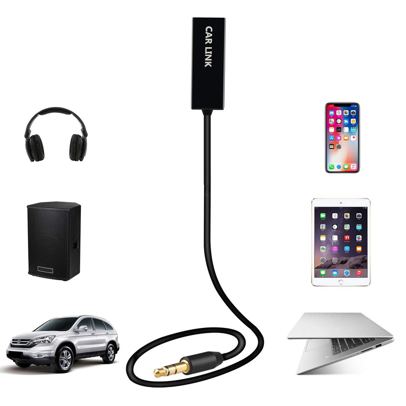 [Australia - AusPower] - Bluetooth Aux Adapter, U2 Mini Wireless Car Bluetooth Receiver USB to 3.5mm Jack Bluetooth to Aux Adapter Audio Music Receiver Handsfree Car kit with Built in Mic for Car Speaker Home Audio 