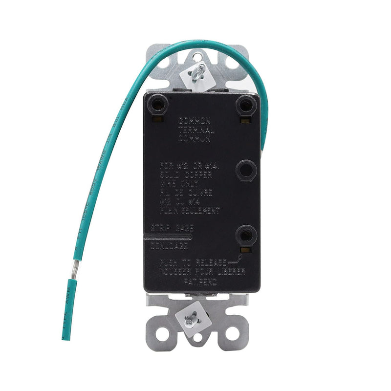 [Australia - AusPower] - weideer 15A 120/277V Triple Rocker Switch Single-Pole AC 3 Individual Combination Decorator Switches with Pre-soldered Wire Commercial Grade Grounding K-038 