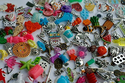 [Australia - AusPower] - Small Mixed I Spy trinkets for I spy Bag/Bottle, DIY Projects, Crafts, Scrapbooking, 1-3cm, Set of 50 trinkets 