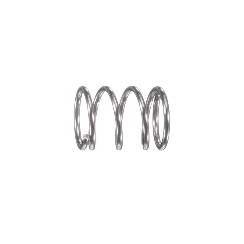 [Australia - AusPower] - uxcell Compression Spring,304 Stainless Steel,8mm OD,0.8mm Wire Size,6mm Compressed Length,10mm Free Length,11.8N Load Capacity for Home Projects, Silver Tone,10pcs 10mm 