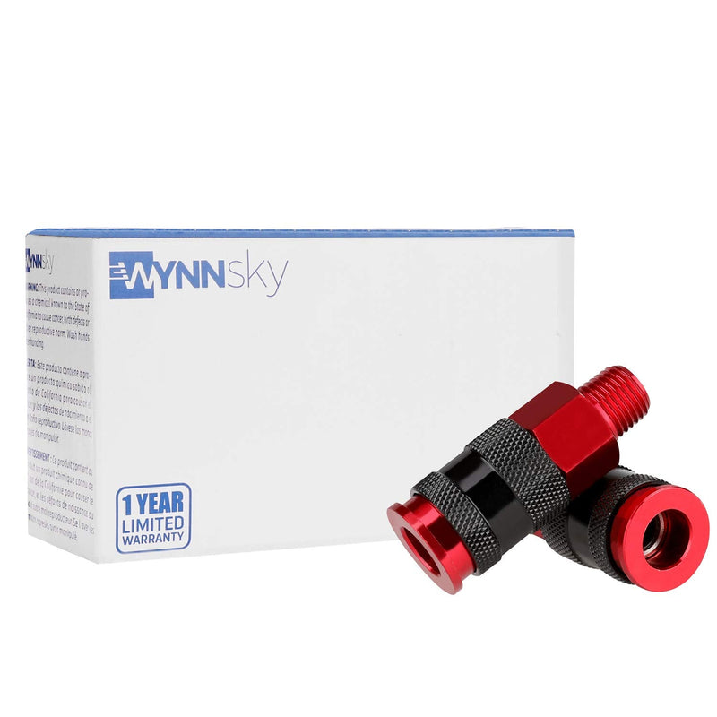 [Australia - AusPower] - WYNNsky Air Compressor Accessories Fitting, AMT Style Universal Air Coupler with 1/4''NPT Male Threads, 10 Pieces Air Hose Fittings 10PCS Male Coupler 